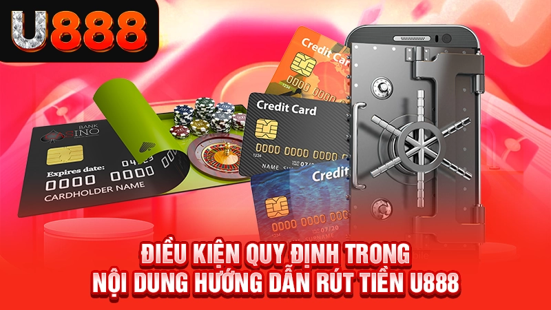 Điều kiện quy định trong nội dung hướng dẫn rút tiền U888