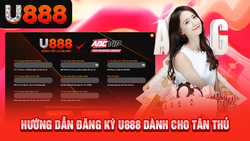 Hướng dẫn đăng ký U888 dành cho tân thủ
